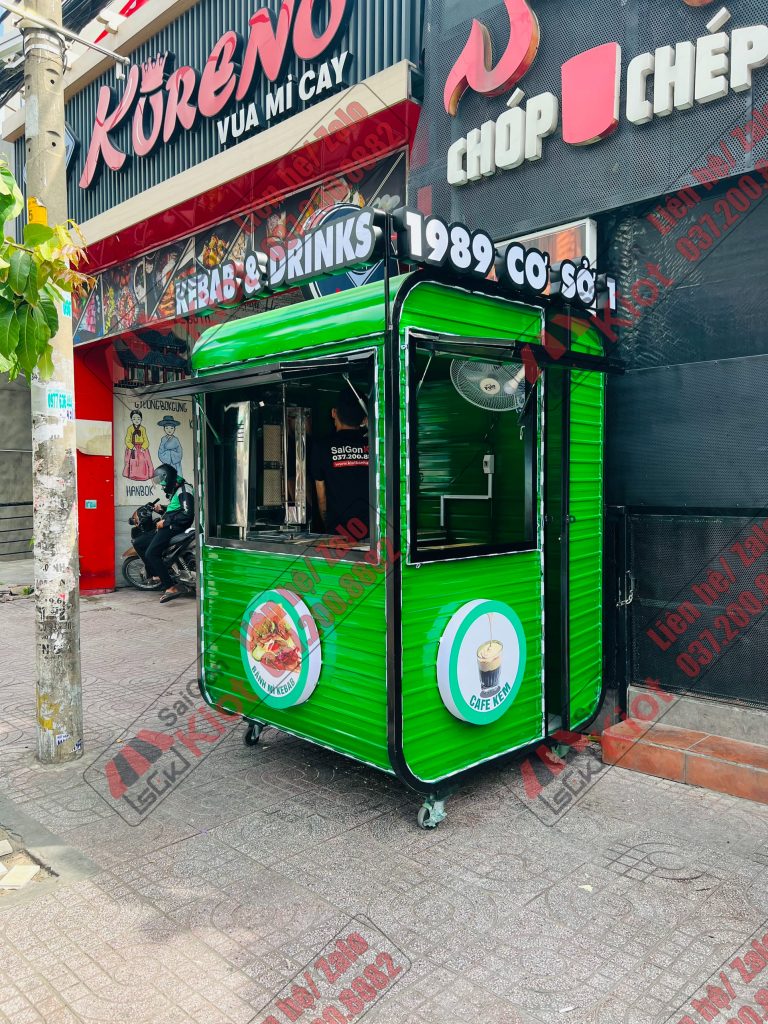 quầy bán hàng vỉa hè mẫu 07