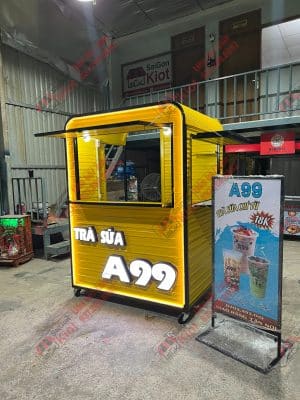 xe kiot bán hàng trà sữa mẫu 23
