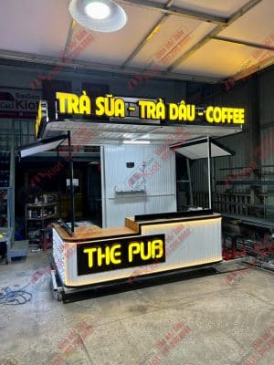 tủ bán trà sữa mẫu 02