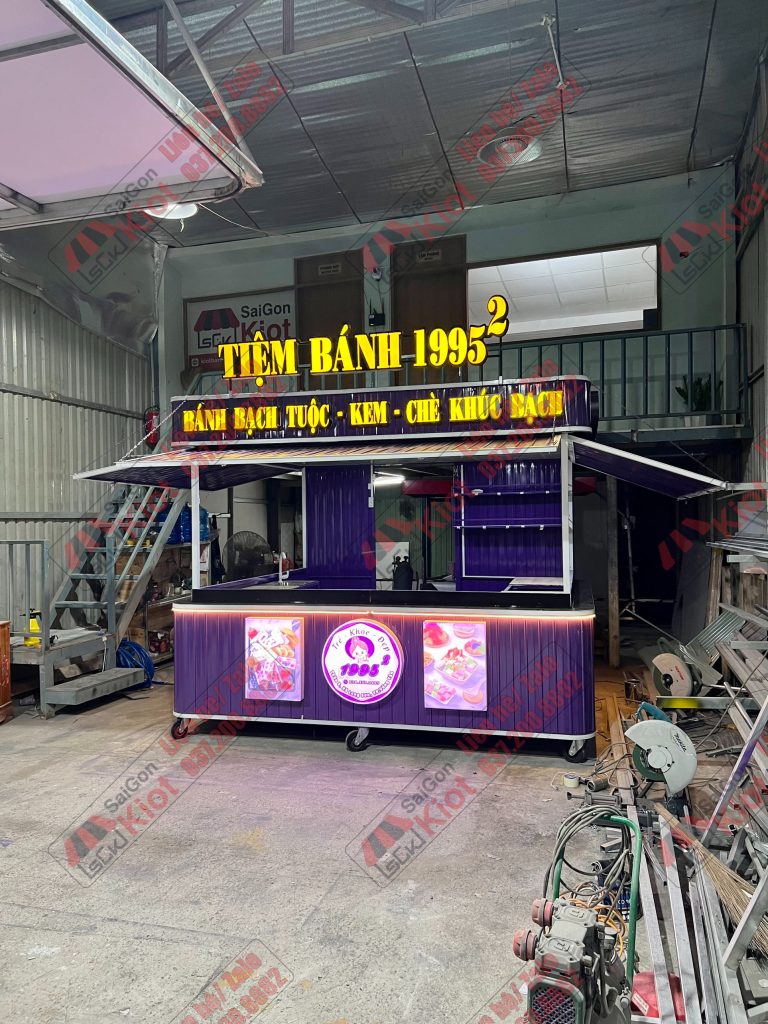 kiot trà sữa mẫu 27