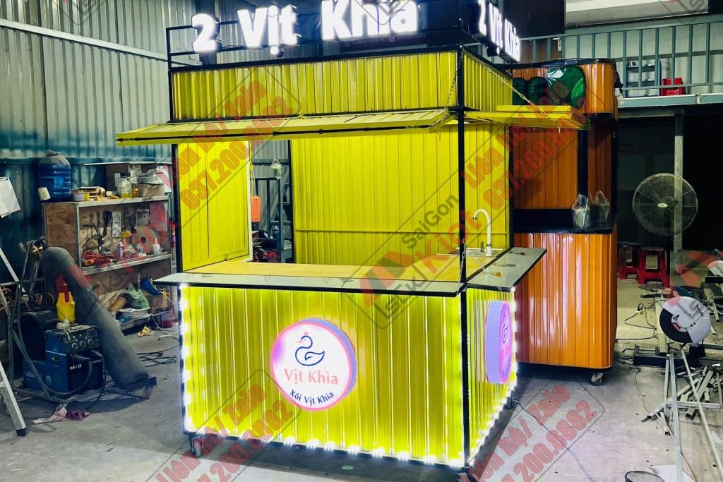 kiot bán hàng mini mẫu 12