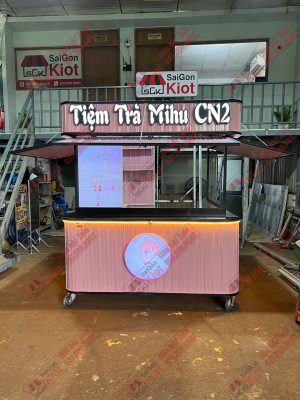 kiot trà sữa kinh doanh take away