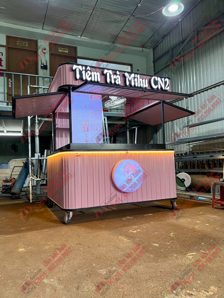 Kiot bán trà sữa mẫu 33