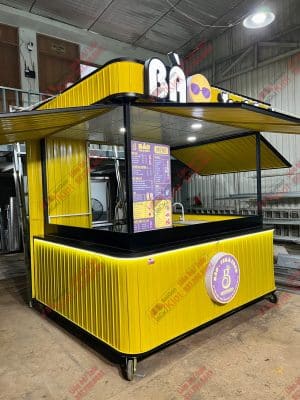kiot bán trà sữa - mô hình kinh doanh take away
