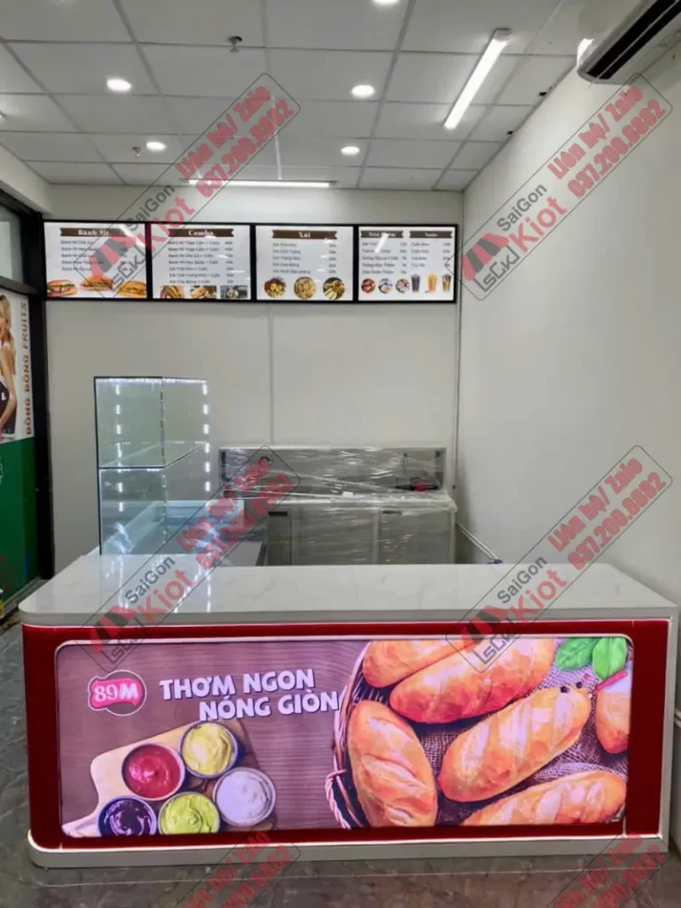 Thiết Kế Kiot Bán Hàng Hiện Đại Theo Yêu Cầu – Chất Lượng Từ Saigon Kiot