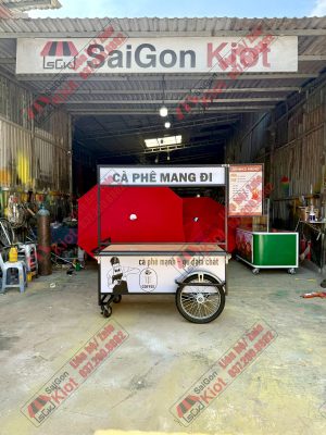 Xe Đẩy Bán Cafe – Mẫu 131