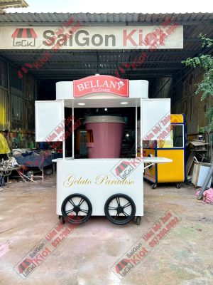 Xe Đẩy Bán Kem – Mẫu 130
