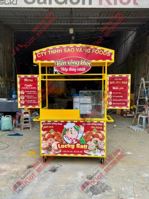 Xe Đẩy Bán Cá Viên – Mẫu 143