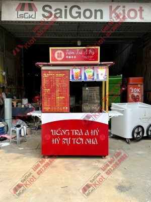 Xe Đẩy Bán Trà – Mẫu 150