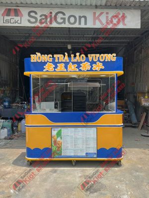 Xe Bán Trà Sữa – Hồng Trà Lão Vương – Mẫu 06