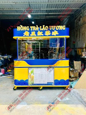Xe Bán Trà Sữa – Hồng Trà Lão Vương – Mẫu 04