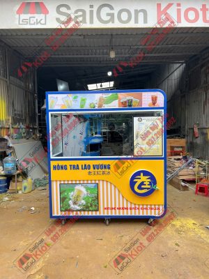Xe Bán Trà Sữa – Hồng Trà Lão Vương – Mẫu 02