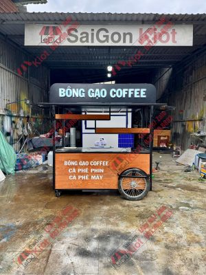 Xe Đẩy Bán Cafe – Mẫu 154