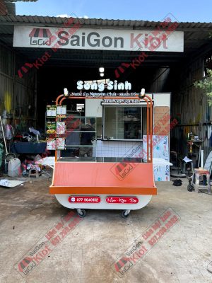 Xe Đẩy Bán Đồ Uống – Mẫu 156
