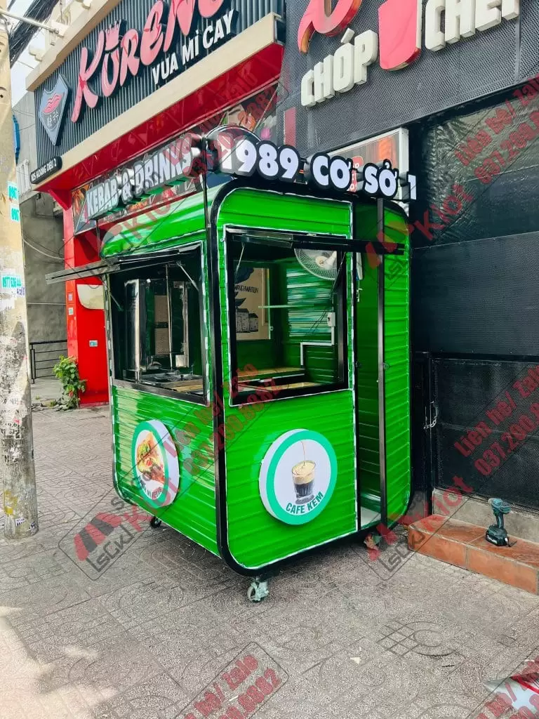 Quầy bán hàng vỉa hè mẫu 07