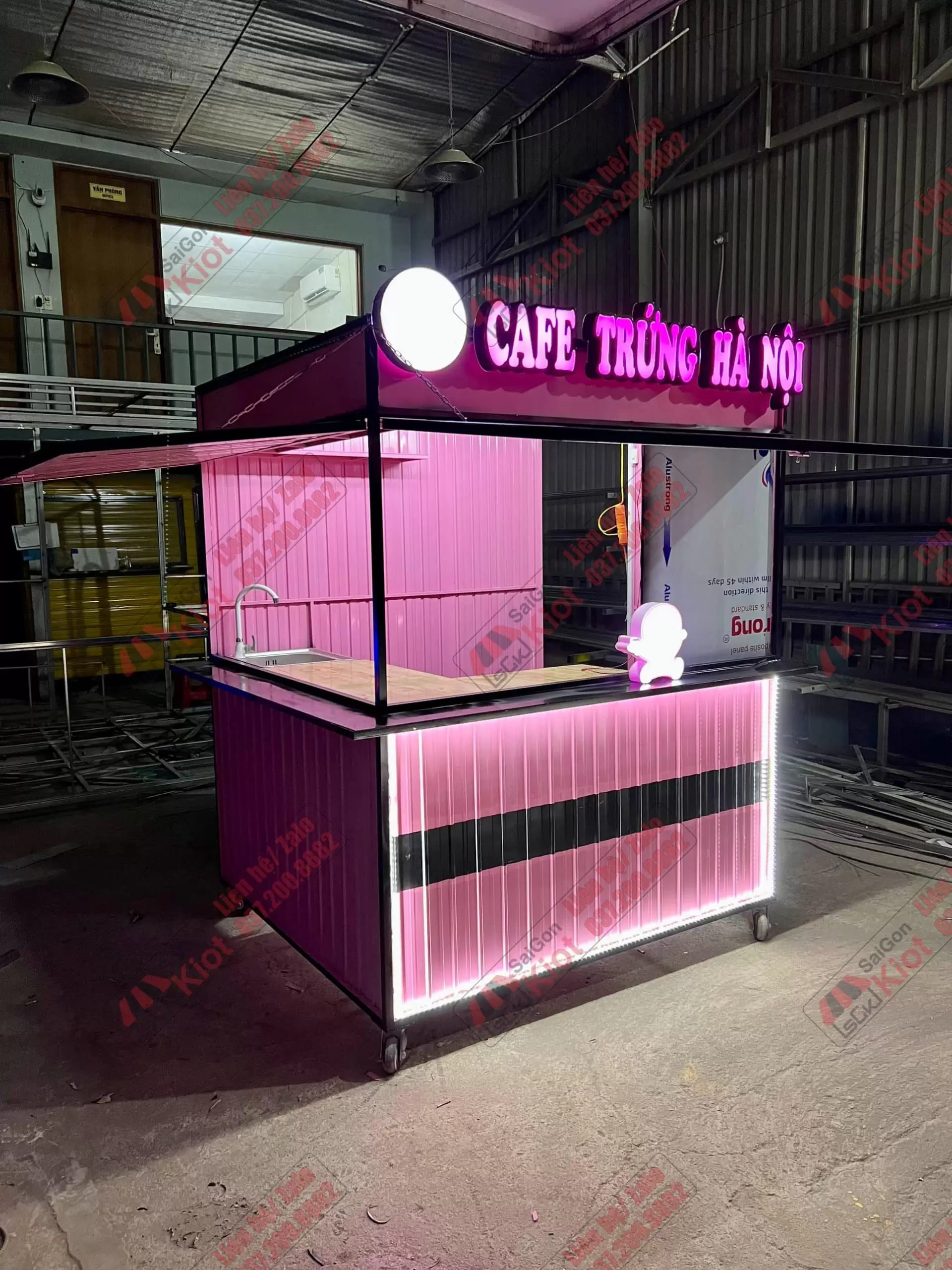 kiot bán cafe mang đi mẫu 16