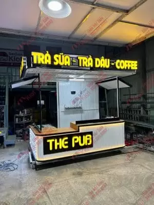 tủ bán trà sữa mẫu 02