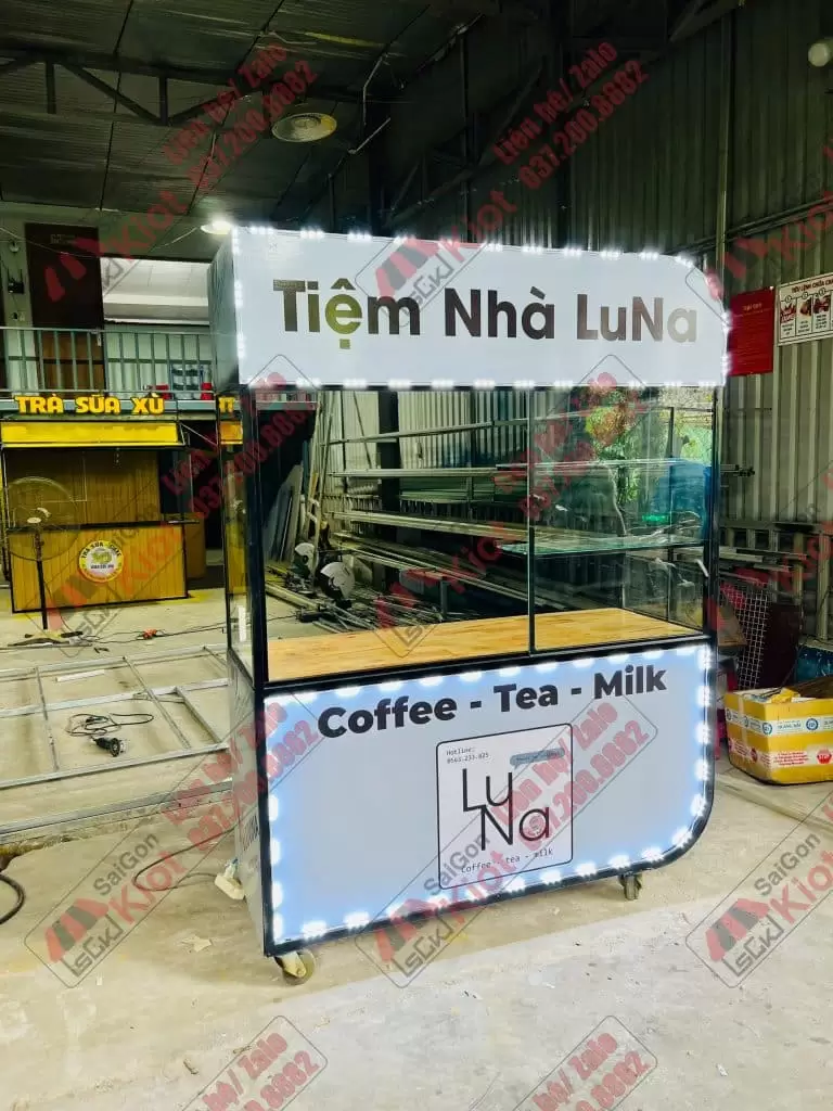Xe đẩy bán hàng mẫu 04
