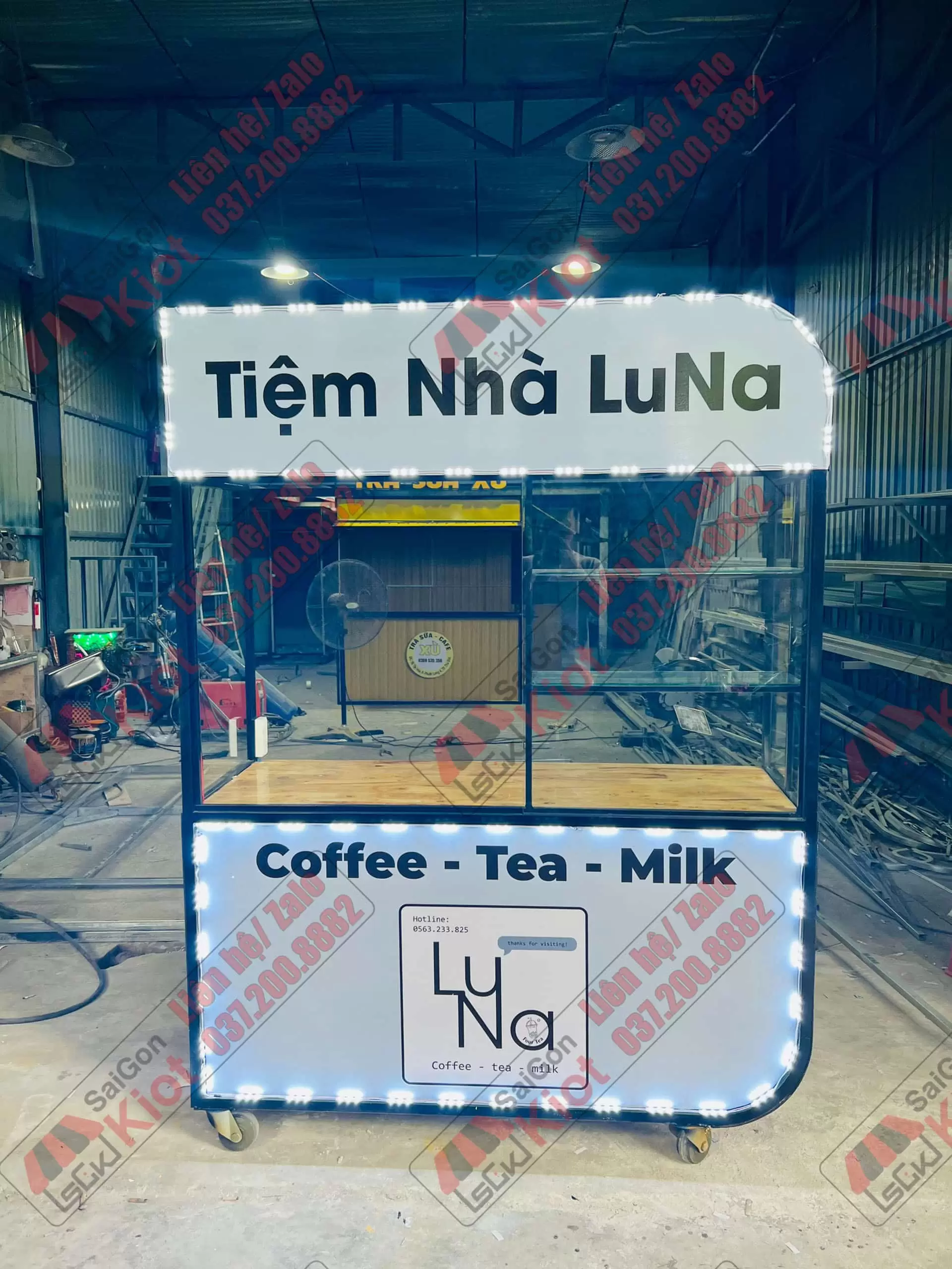 xe-day-ban-tra-sua-tai-sai-gon-mau-04 xe đẩy bán trà sữa tại Sài Gòn