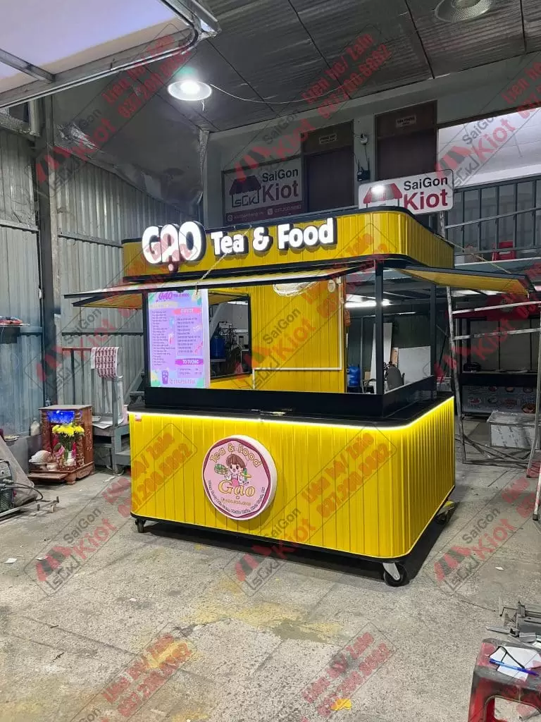 tủ bán trà sữa giá rẻ mẫu 31