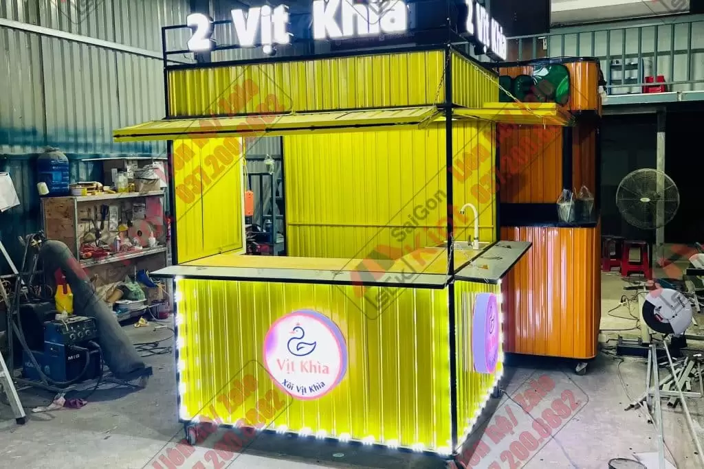 kiot bán hàng mini mẫu 12