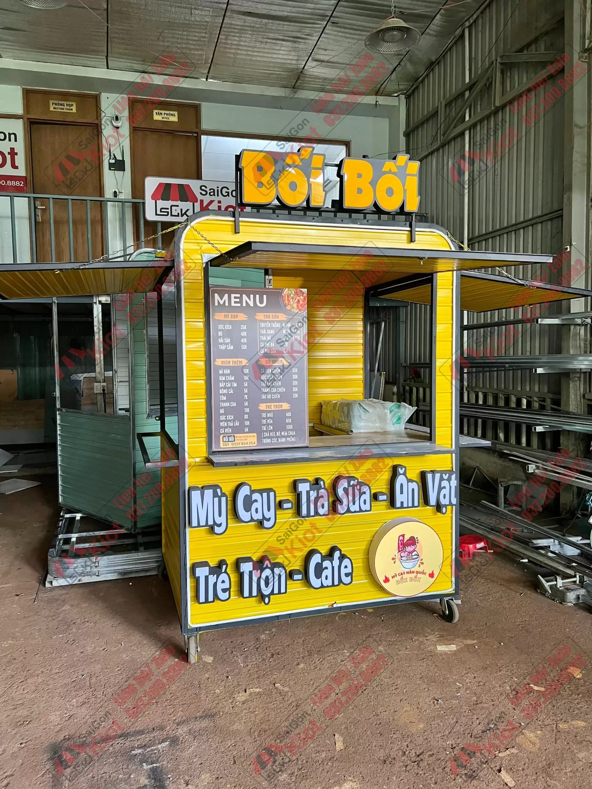 kiot bán hàng giá rẻ mẫu 34