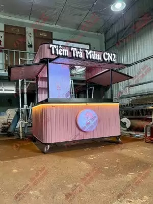 Kiot bán trà sữa mẫu 33