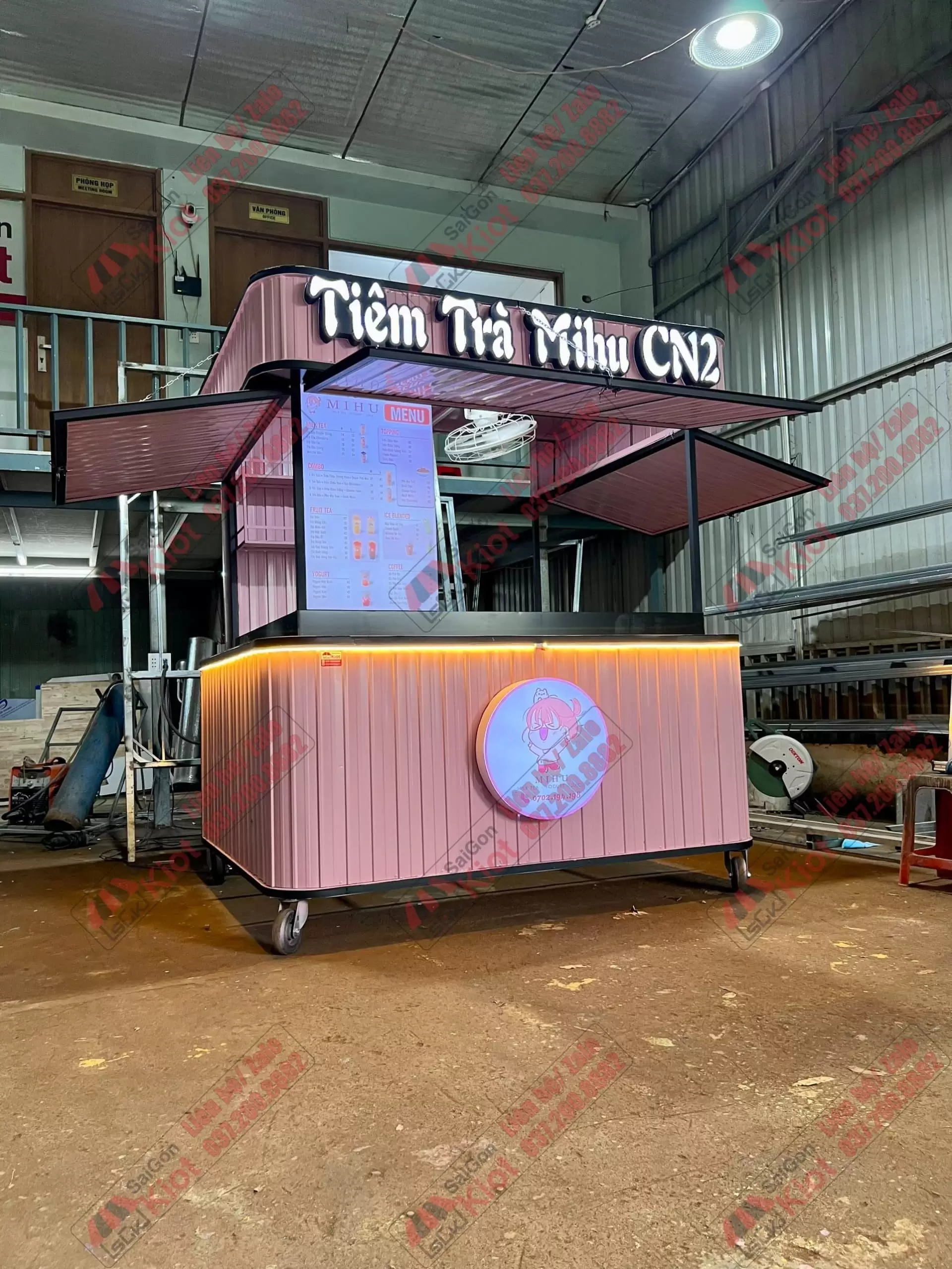 Kiot bán trà sữa mẫu 33