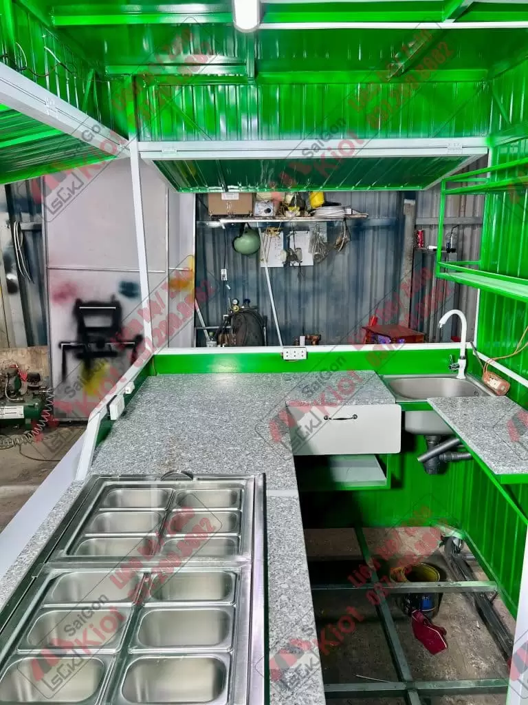 quầy bán trà sữa lưu động