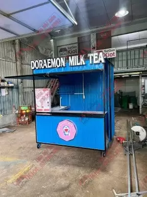 quầy trà sữa lưu động mẫu 38