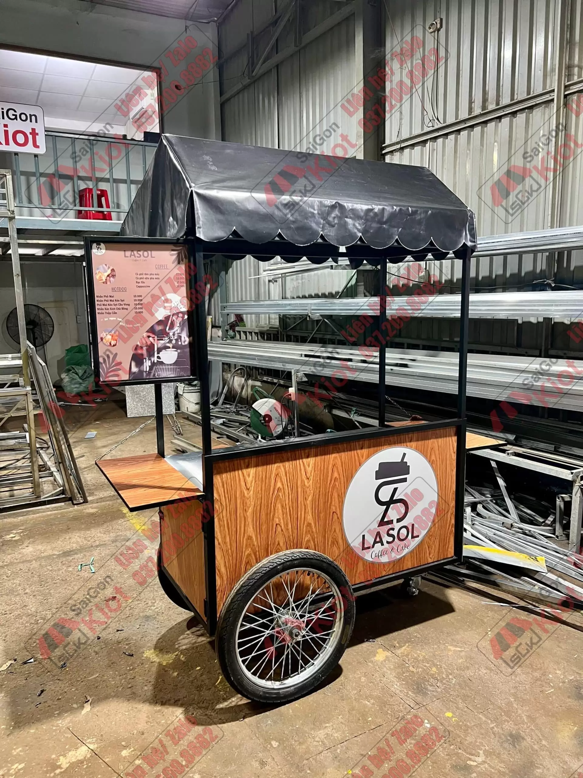 xe đẩy bán hàng sài gòn