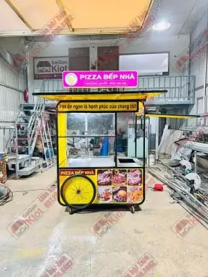 Xe Đẩy Bán Pizza - Mẫu 17
