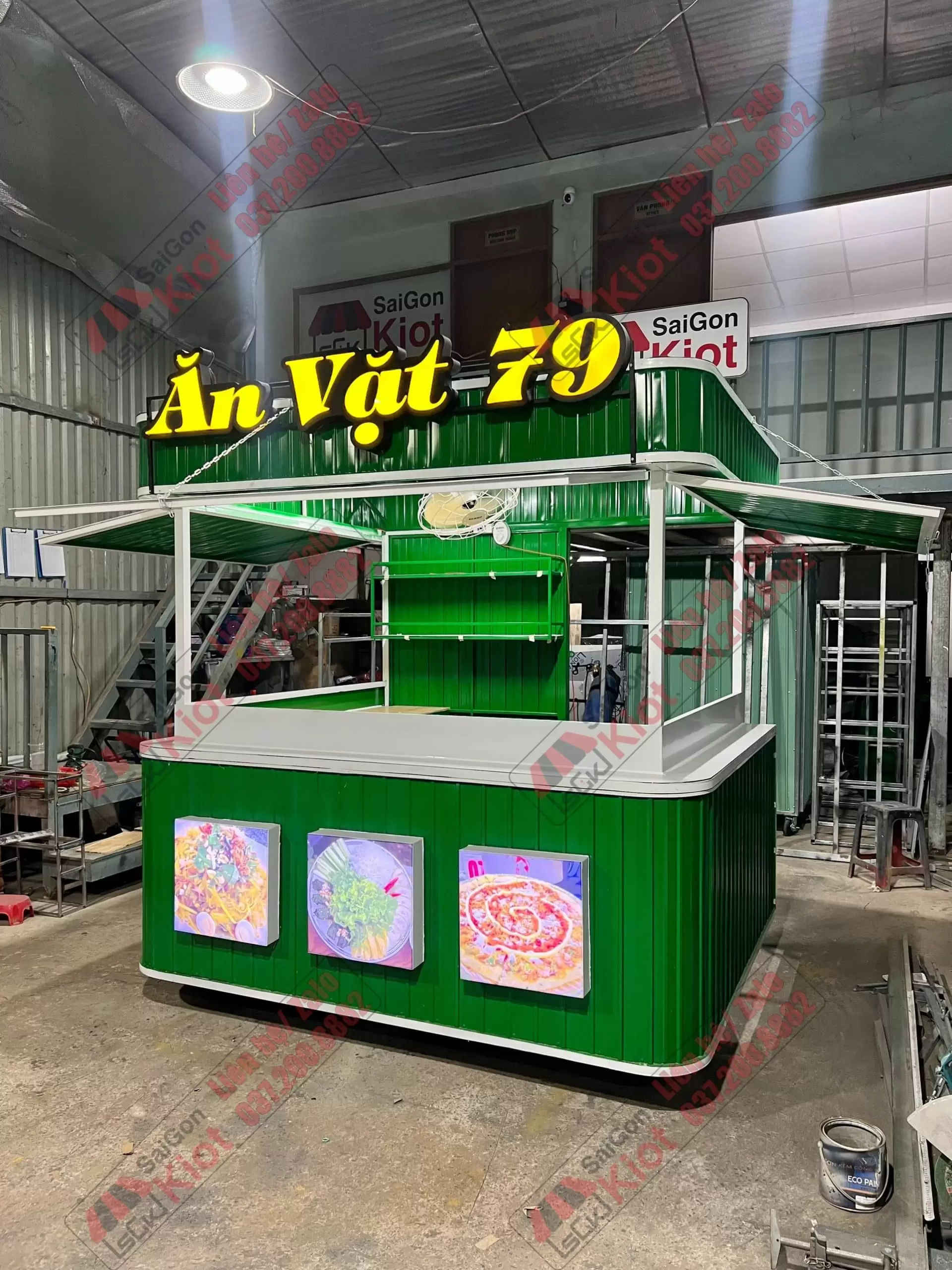 xe kiot bán hàng