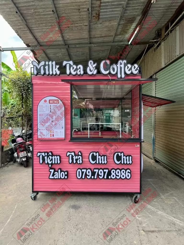 quầy bán hàng di động ở Sài Gòn