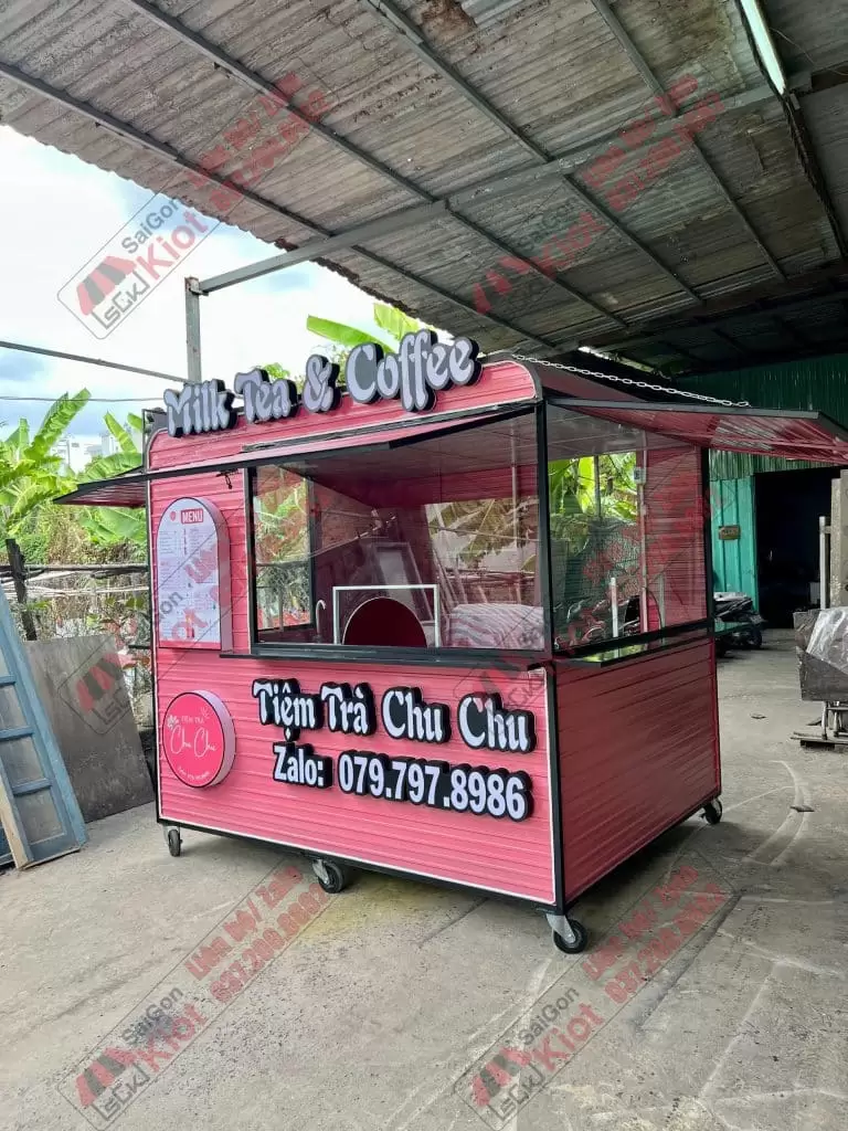 quầy bán hàng di động ở Sài Gòn