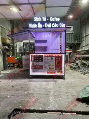 xe inox bán sinh tố