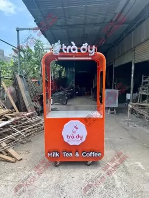 Xe Đẩy Bán Trà Sữa – Mẫu 29