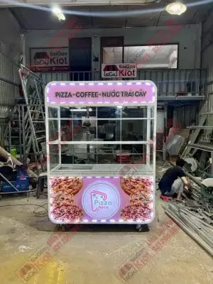 Xe Đẩy Bán Pizza – Mẫu 34
