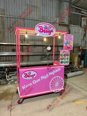 Xe Đẩy Bán Kem - Mẫu 56