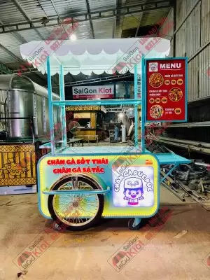 Xe Đẩy Bán Chân Gà - Mẫu 59