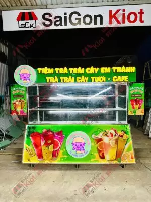 Xe Trà Trái Cây Inox – Mẫu 94