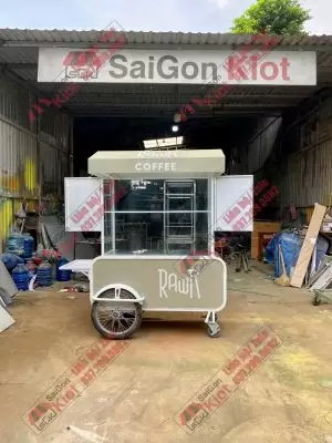Xe Đẩy Bán Cafe – Mẫu 110