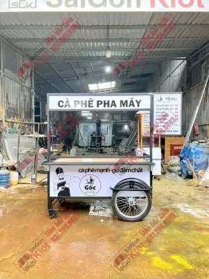 Xe Đẩy Bán Cafe – Mẫu 114