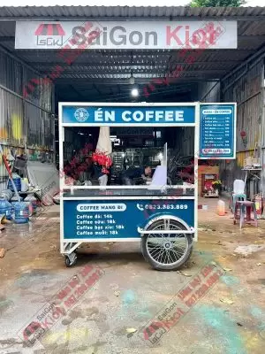 Xe Đẩy Bán Cafe – Mẫu 115
