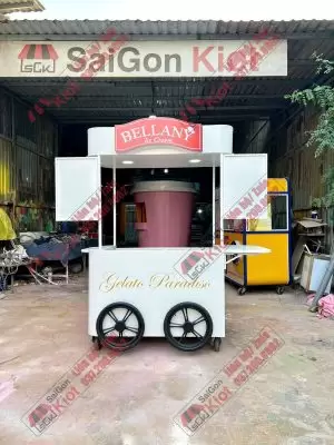 Xe Đẩy Bán Kem – Mẫu 130