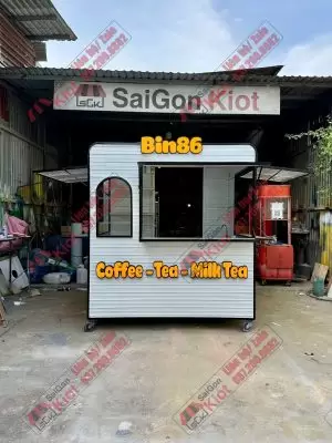 Kiot Bán Cafe – Mẫu 157