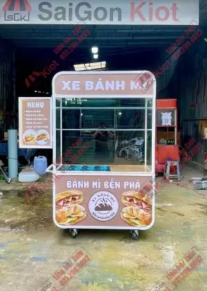 Xe Đẩy Bán Bánh Mì – Mẫu 146